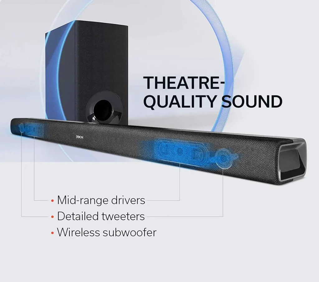 The Best Sound Bars For Dialogue & Voice Clarity Reviews Denon Sound Bar 3