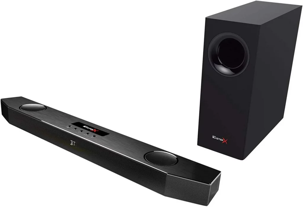 The Best Sound Bars For Gaming Reviews Creative Sound Blaster Katana 1