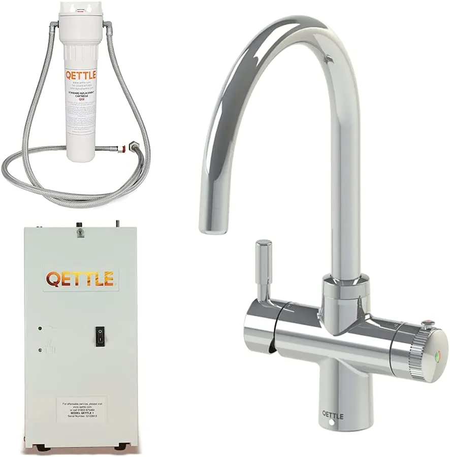 The Best Instant Boiling Water Taps Reviews & Buying Guide - QETTLE 4-in-1 Instant Boiling Water Tap 3